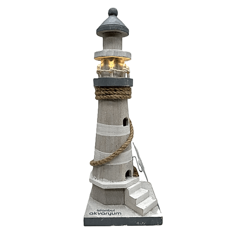 IŞIKLI AHŞAP DENİZ FENERİ